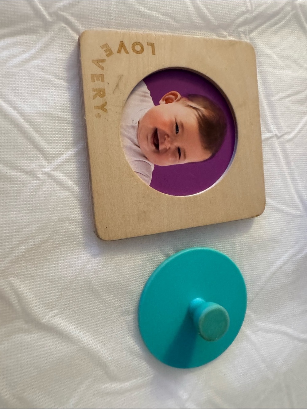 Lovevery My firts puzzle Wooden - Purple & Teal Kids Toy